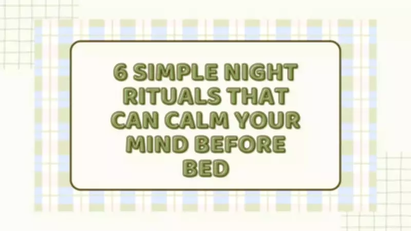 Night Rituals for Peace: Vedic Practices to Calm Your Mind and Improve Sleep