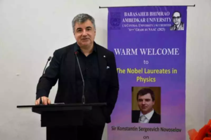 Nobel Laureate Konstantin Novoselov Inspires BBAU Students on Science & Curiosity