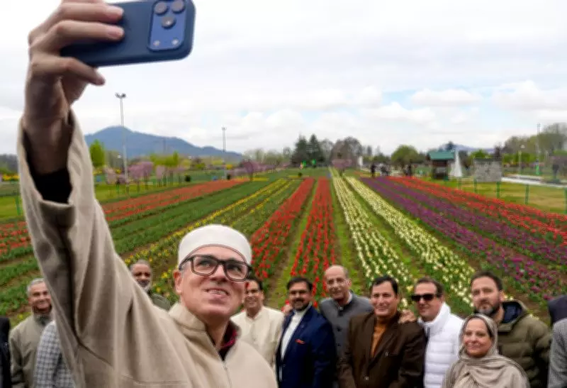 Omar Abdullah Inaugurates Asia's Largest Tulip Garden in Srinagar