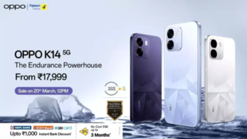 OPPO K14 5G Launches in India: Endurance Powerhouse with 7000mAh Battery