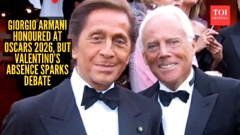 Oscars 2026 In Memoriam Honors Giorgio Armani, Sparks Debate Over Valentino Omission