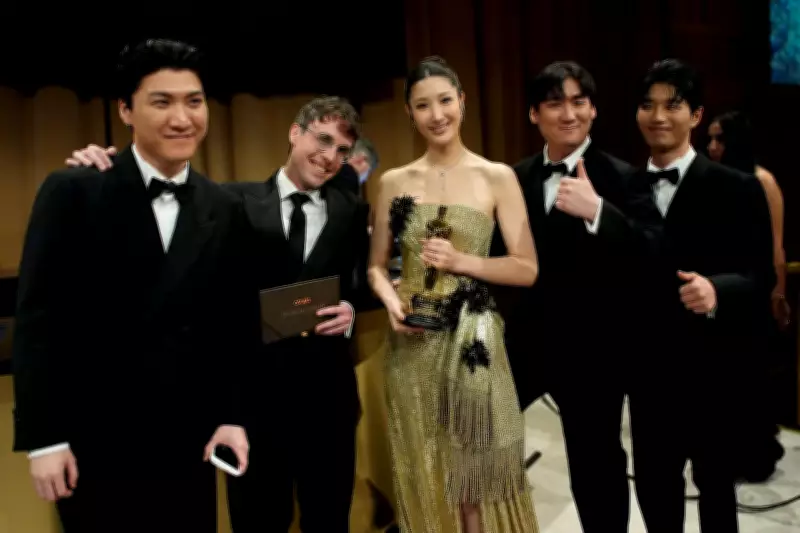 Oscars Cutoff: 'Golden' Songwriters Finish Speech Backstage After Historic K-Pop Win