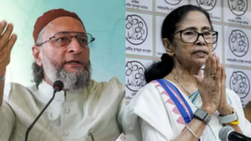 Owaisi Slams TMC for Neglecting Bengal Muslims, TMC Alleges BJP-Backed Alliance