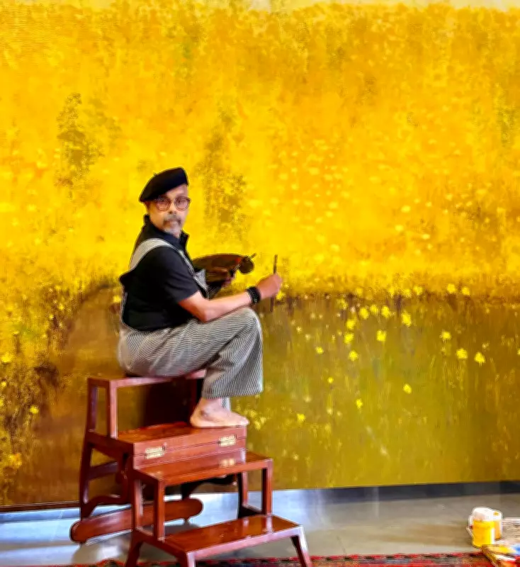 Paresh Maity's 'Luminous Terrains' Exhibition Illuminates Travel-Inspired Art