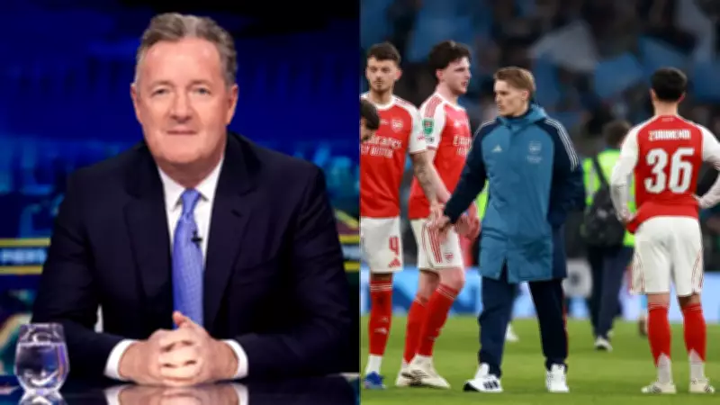 Piers Morgan's Viral Joke on Tottenham After Arsenal's Cup Final Loss
