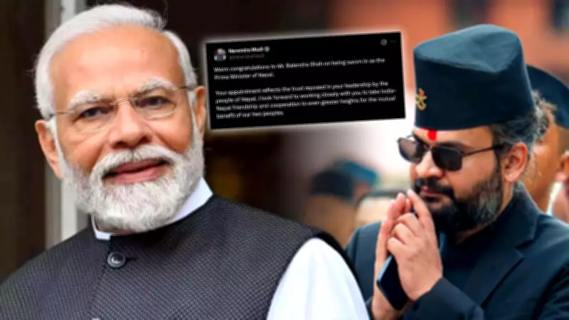 PM Modi Extends Congratulations to Nepal's New PM Balendra Shah, Foresees Enhanced Bilateral Ties