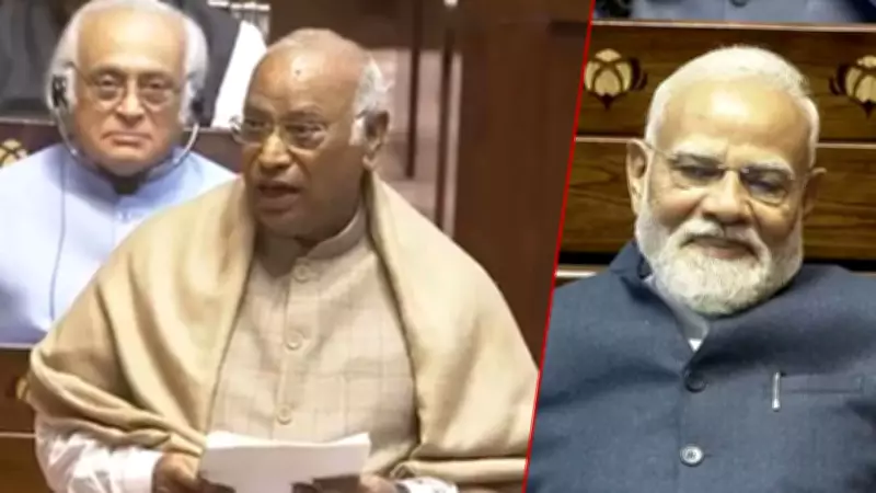 PM Modi Laughs as Kharge Jokes About 'Marrying' Him in Rajya Sabha Farewell