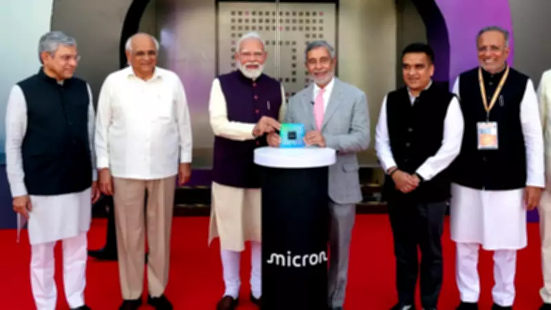 PM Modi Pitches India as Top Investment Hub Amid Global Tensions at Micron Plant Launch