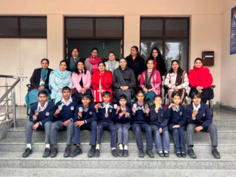 Police Public School Chandigarh Shines at District Athletics Meet, Wins Multiple Medals