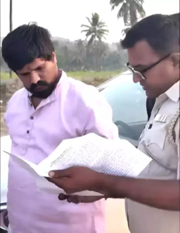 Police Stop Activist Punit Kerehalli at Anjanadri Hill Amid Restrictions