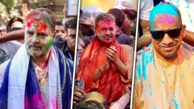 Political Leaders Blend Holi Greetings with Sharp Criticisms in Festive Celebrations