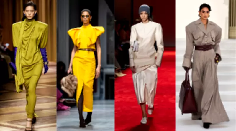 Power Shoulders Dominate Global Fashion Runways for Autumn/Winter 2026