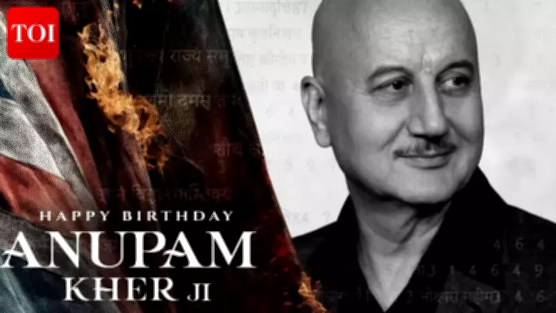 Prabhas' 'Fauzi' Team Celebrates Anupam Kher's Birthday, Boosting Film Buzz