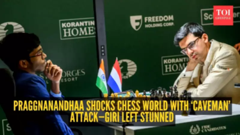 Praggnanandhaa's Caveman Attack Stuns Giri in Candidates Chess Thriller