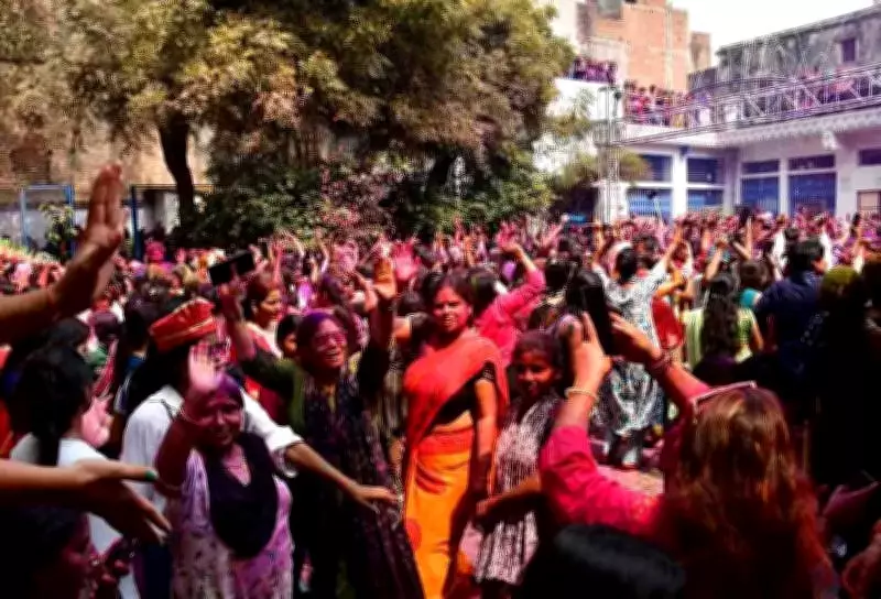 Prayagraj Women Celebrate Exclusive Holi Bash Ahead of Women's Day
