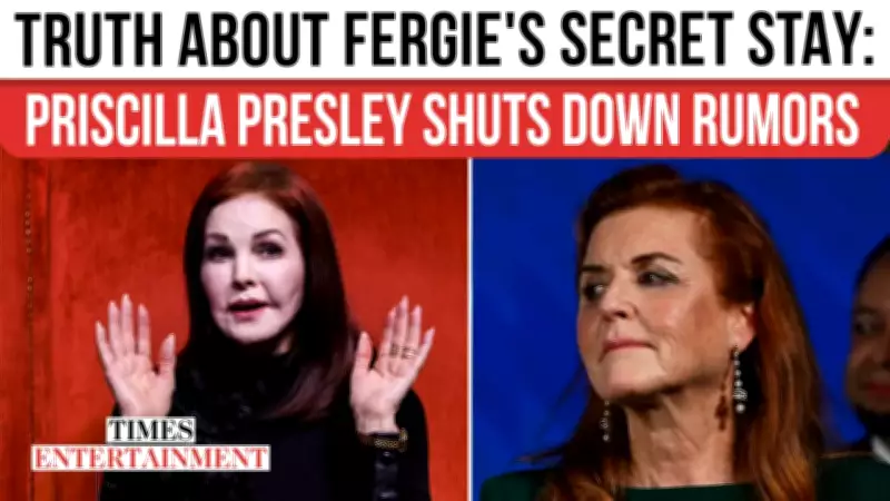 Priscilla Presley Denies Viral Claim About Sarah Ferguson Staying With Her