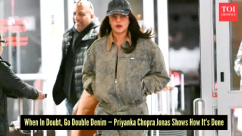 Priyanka Chopra Jonas Revives Denim-on-Denim Trend with Effortless Style