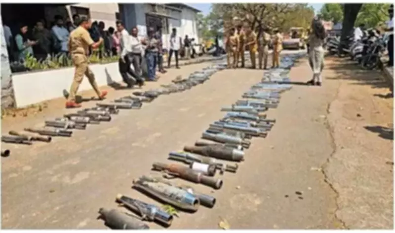 Pune Police Crush 900 Illegal Silencers in Major Crackdown on Noise Pollution