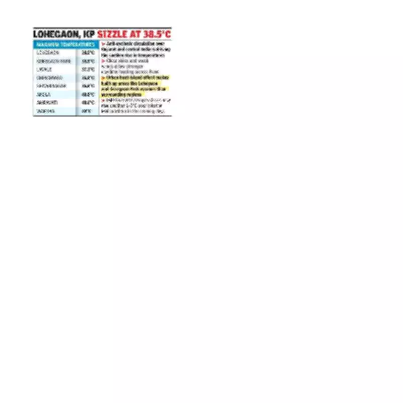 Pune Records Sharp Temperature Spike in Early March, Humidity Plummets to Critical Levels