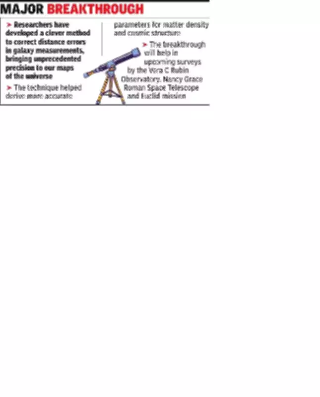Pune Researchers Develop Cosmic Ruler to Correct Galaxy Distance Errors