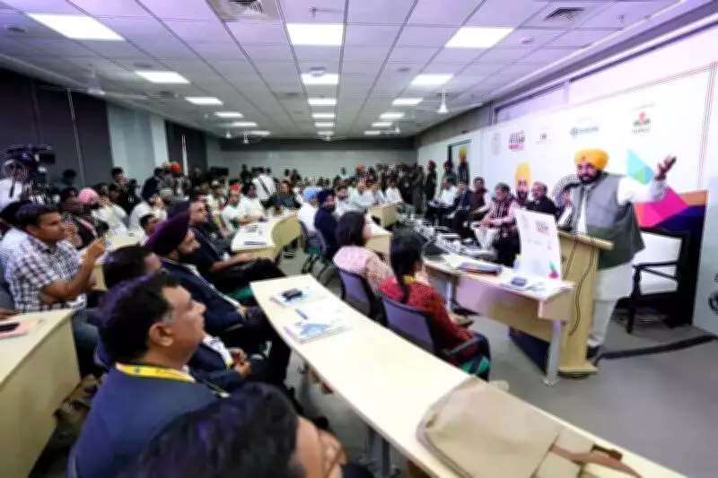 Punjab CM Bhagwant Mann Announces New Exhibition Centers, Highlights Investor Summit Success