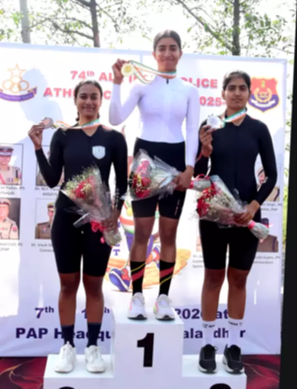 Punjab Police Athletes Dominate Day 2 of All India Athletics Meet