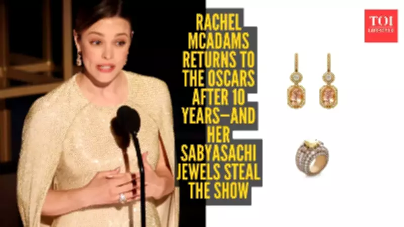 Rachel McAdams' Oscars Return Shines with Sabyasachi High Jewellery
