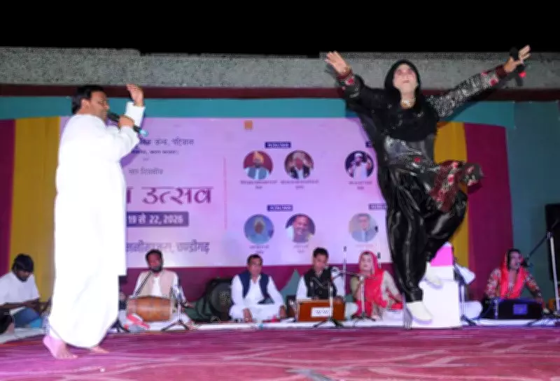 Ragini Performance Enthralls Audience at Haryanavi Saang Utsav Finale in Chandigarh