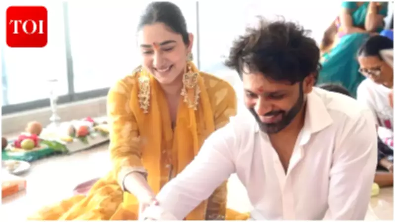 Rahul Vaidya and Disha Parmar Celebrate Gudi Padwa with Grih Pravesh Puja at New Home