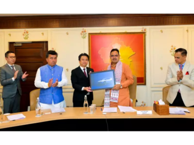 Rajasthan CM Bhajanlal Sharma Meets Honda CEO, Announces Rs 1200 Crore EV Production at Tapukara Plant