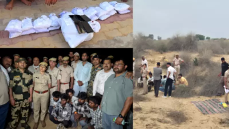 Rajasthan Police, BSF Foil Major Heroin Smuggling Attempt via Drones from Pakistan
