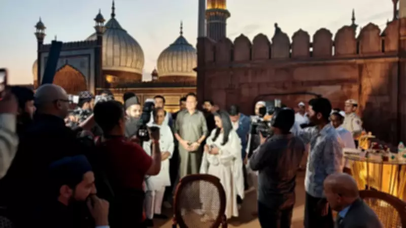 Rajat Sharma, Ritu Dhawan Attend Shahi Imam's Ramadan Iftar in Delhi