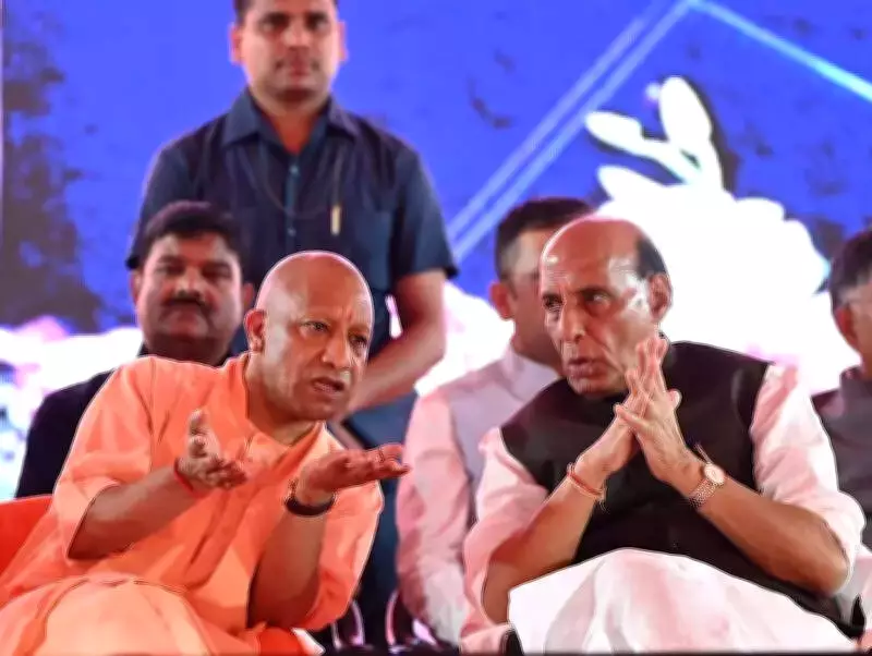 Rajnath Singh Lauds Yogi's Development Model as Lucknow Transforms into World-Class City