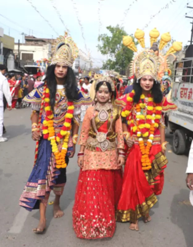 Ram Navami Shobha Yatra in Phagwara Draws Hundreds in Devotional Celebration