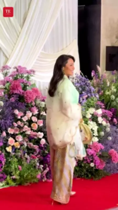 Rani Mukerji's Stunning Ethnic Look at Sooraj Barjatya's Daughter's Wedding