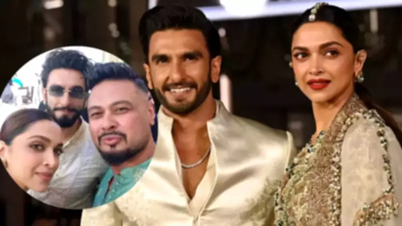 Ranveer Singh & Deepika Padukone Make Rare Appearance at Stylist's Wedding