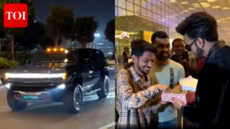 Ranveer Singh Flaunts Rs 5 Crore Hummer Gift from Yami Gautam at Airport