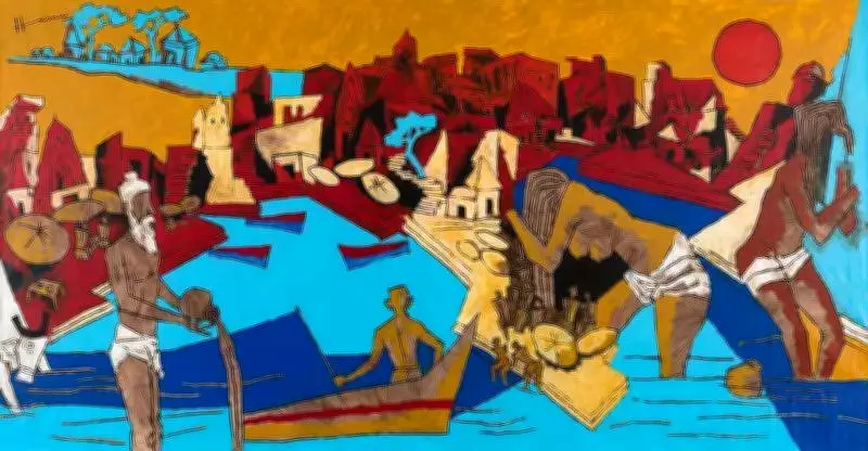 Rare M.F. Husain Painting 'Untitled (Benares)' to Headline Saffronart's Spring Auctions