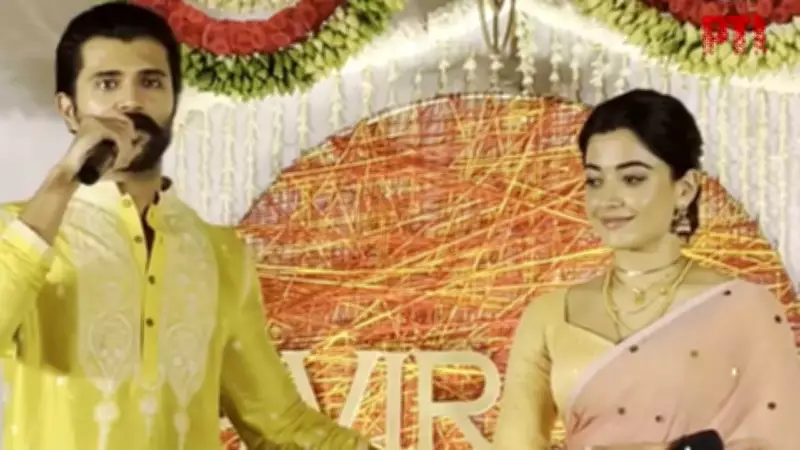 Rashmika Mandanna & Vijay Deverakonda Host Exclusive Hyderabad Reception
