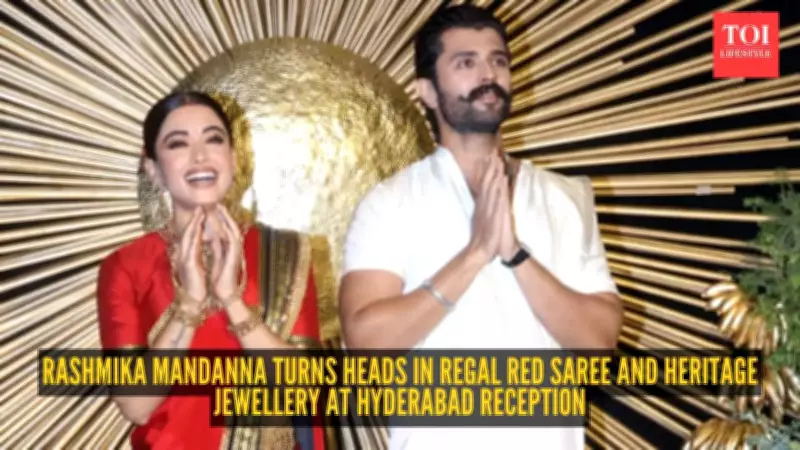 Rashmika Mandanna's Hyderabad Reception Look: A Masterclass in Traditional Bridal Elegance