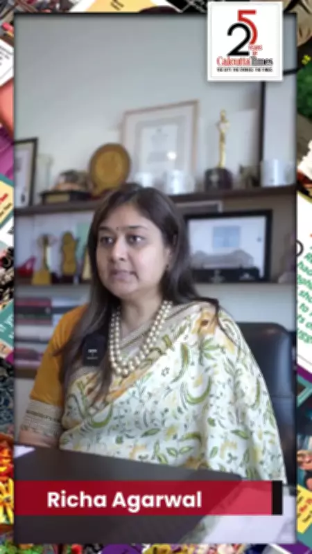 Richa Agarwal Extends Heartfelt Wishes for Calcutta Times' 25th Anniversary