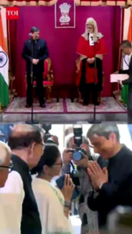 RN Ravi Sworn In as West Bengal Governor, Greets CM Mamata Banerjee