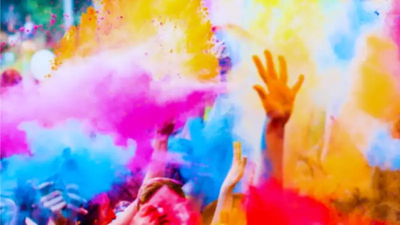 Royal Holika Dahan Celebrations Illuminate Jaipur's Historic City Palace