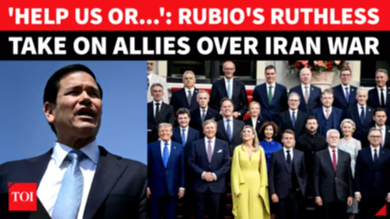 Rubio Demands NATO Support in Hormuz Crisis, Criticizes European Burden-Sharing