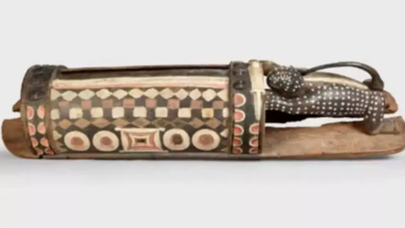 Sacred Ivory Coast Talking Drum Returns Home After Century in France