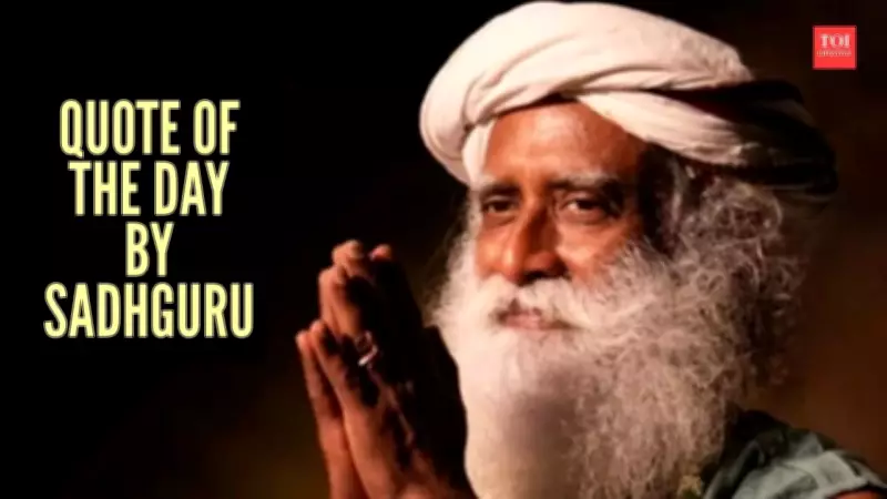 Sadhguru's Wisdom: A Call to Live Fully by Focusing on What Truly Matters
