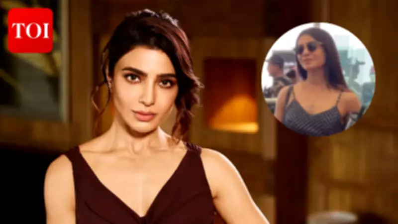 Samantha Ruth Prabhu's Sweet Airport Gesture with Husband Raj Nidimoru Delights Fans