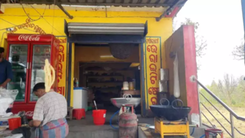 Sambalpur Eatery's Unusual Harmony: Honeybees Build Hive, Coexist Peacefully with Owner