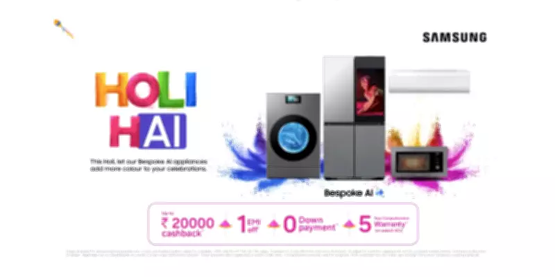 Samsung's HOLI HAI Festive Campaign Offers Big Savings on AI Home Appliances