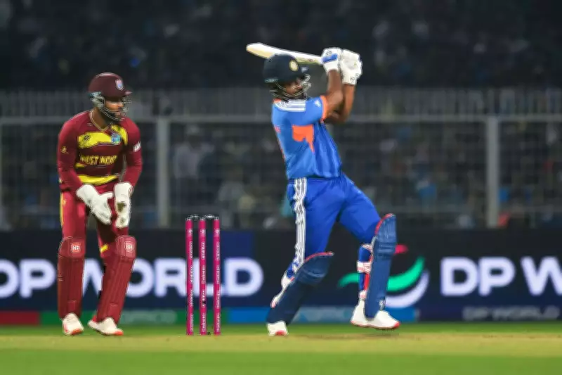 Sanju Samson's Unbeaten 97 Powers India to T20 World Cup Semifinals Victory